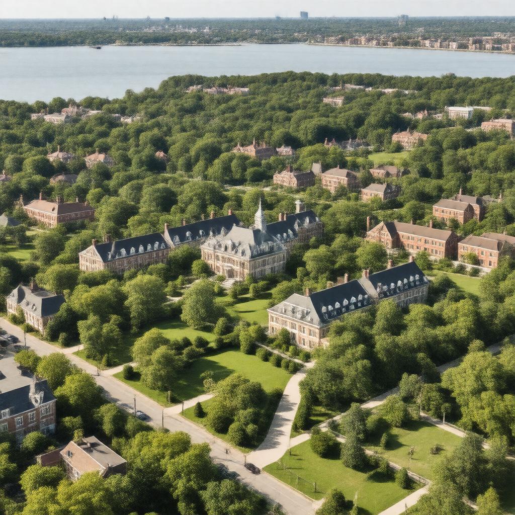 Click to view larger image AI-created image of Historic Richmond Town