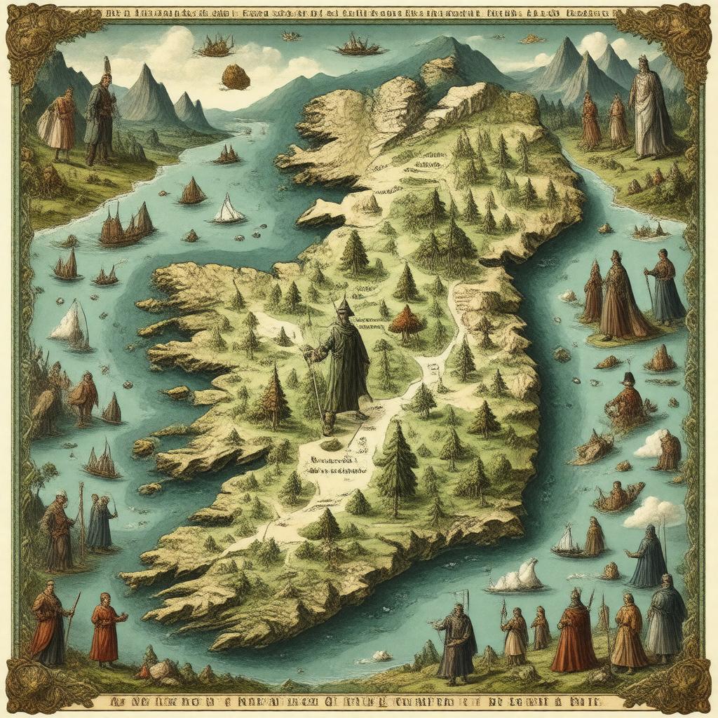 AI-created image of History of Ireland