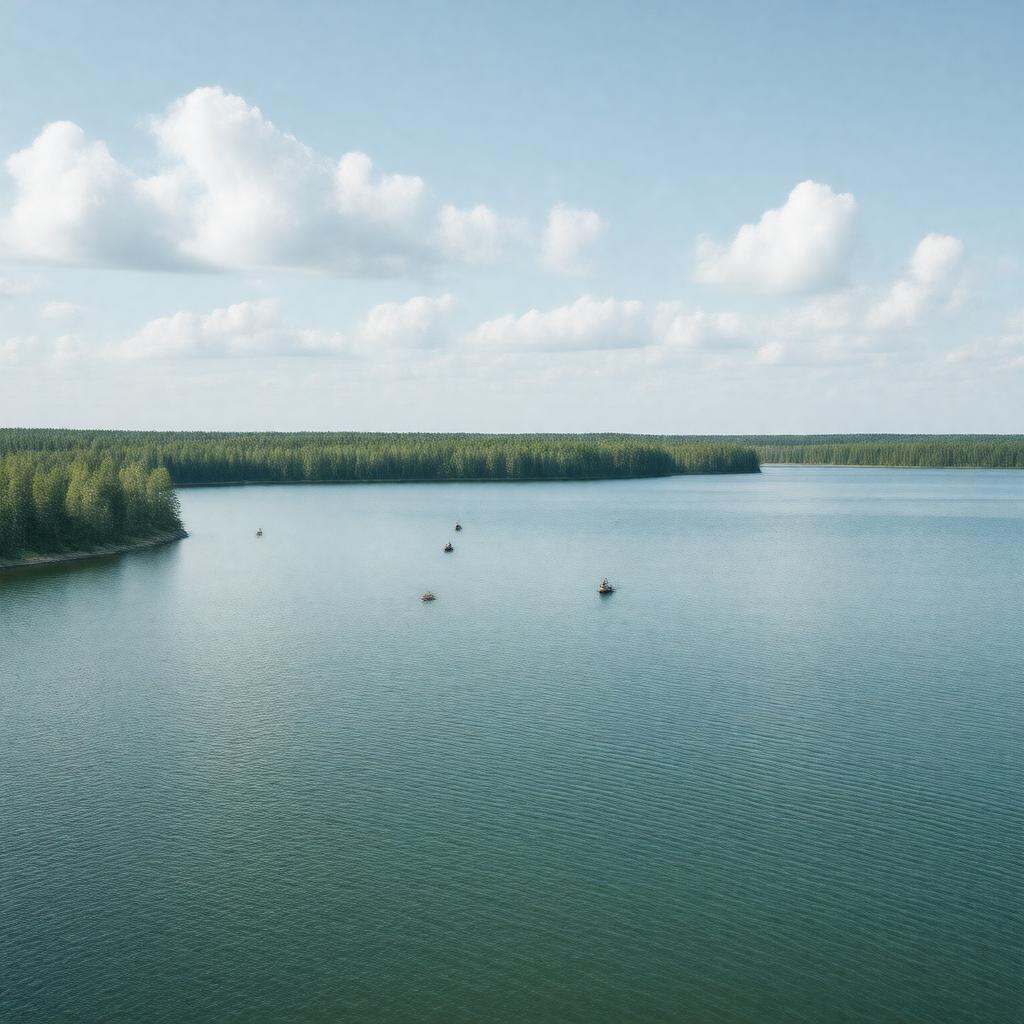 AI-created image of Hjälmaren