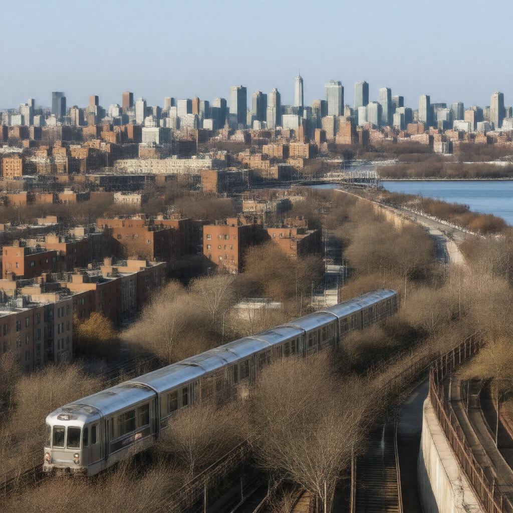 AI-created image of Hoboken, New Jersey