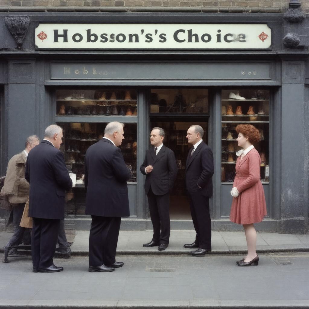 AI-created image of Hobson's Choice