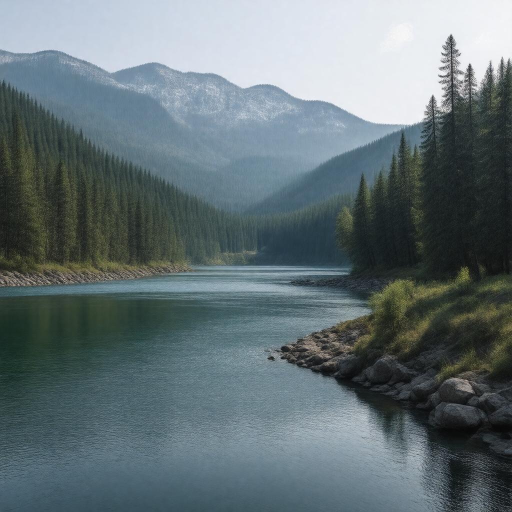 AI-created image of Hog Park Reservoir