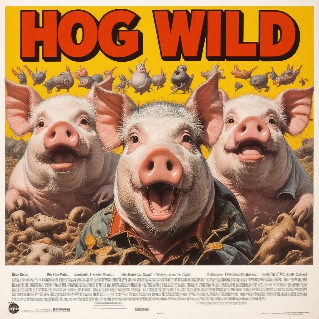 AI-created image of Hog Wild