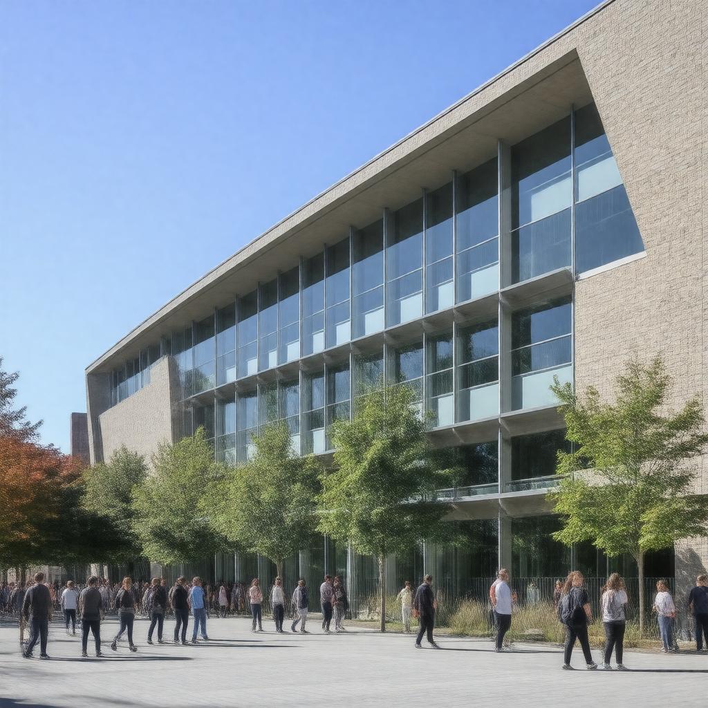 AI-created image of Hogan Campus Center