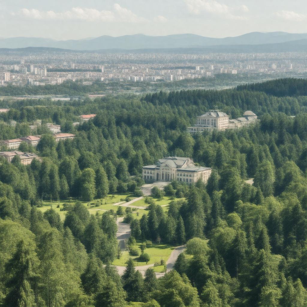 AI-created image of Hokkaido University