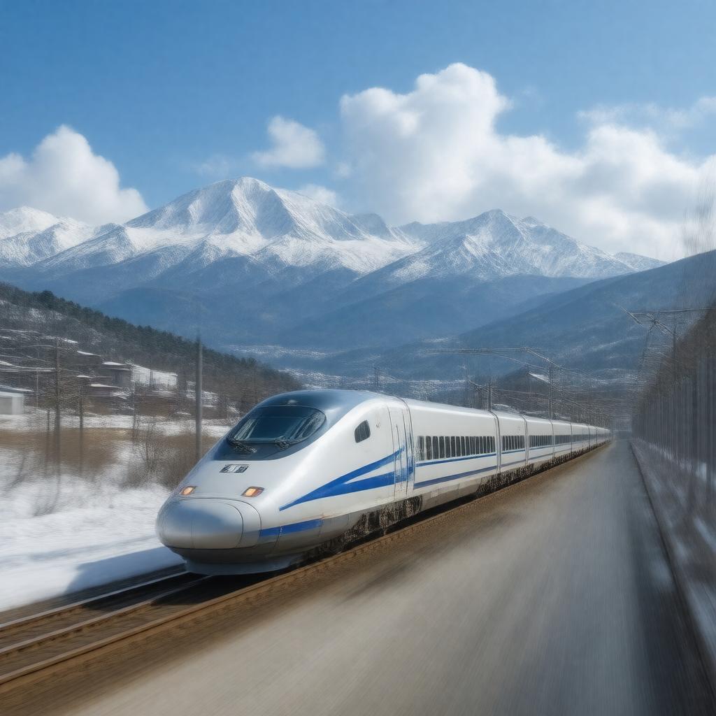 AI-created image of Hokuriku Shinkansen