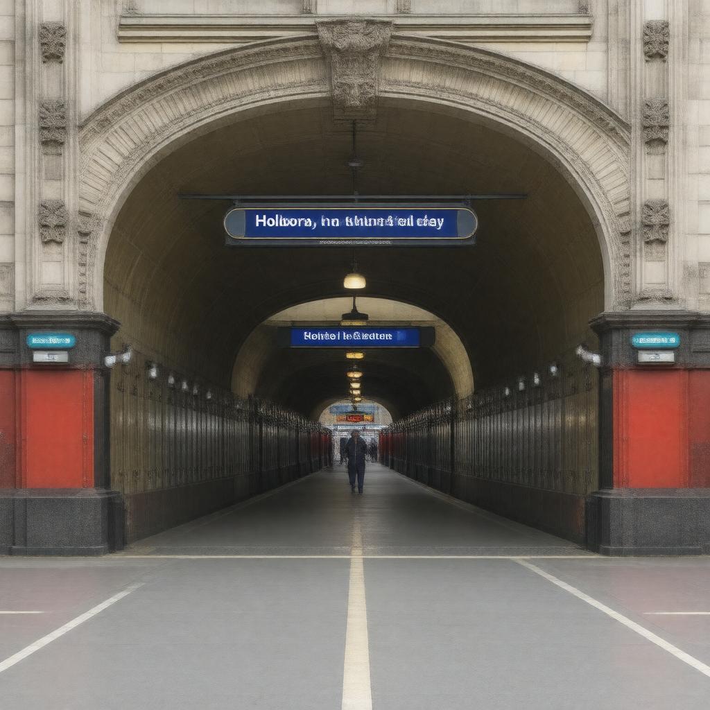 AI-created image of Holborn station