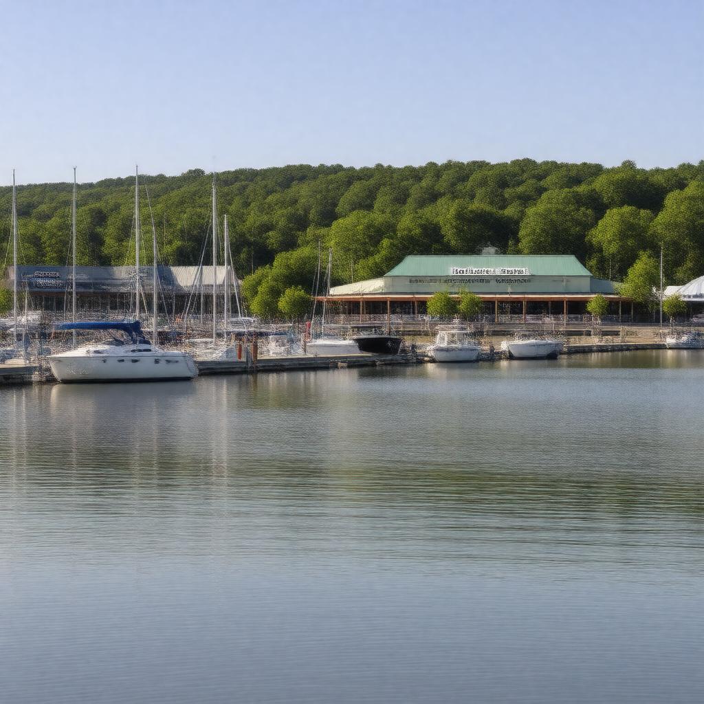 AI-created image of Holiday Island Marina