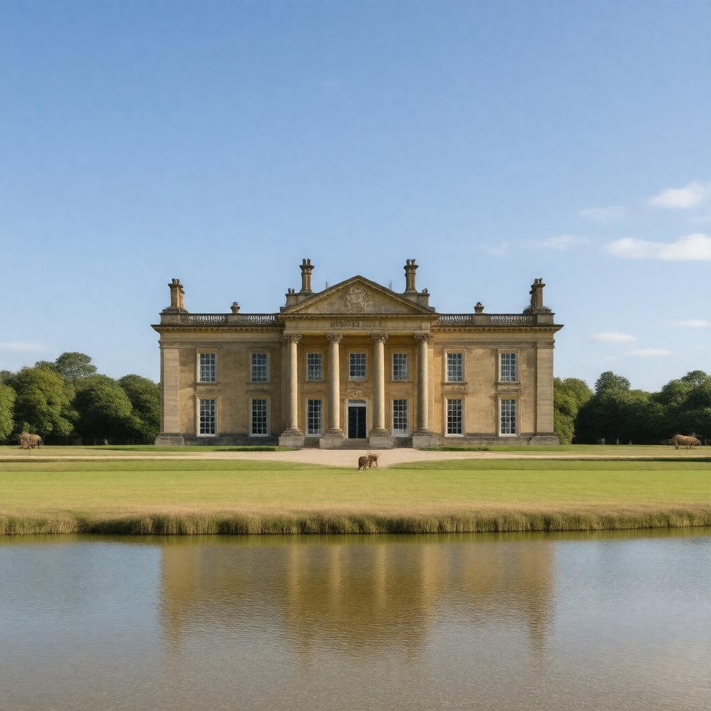 AI-created image of Holkham Hall