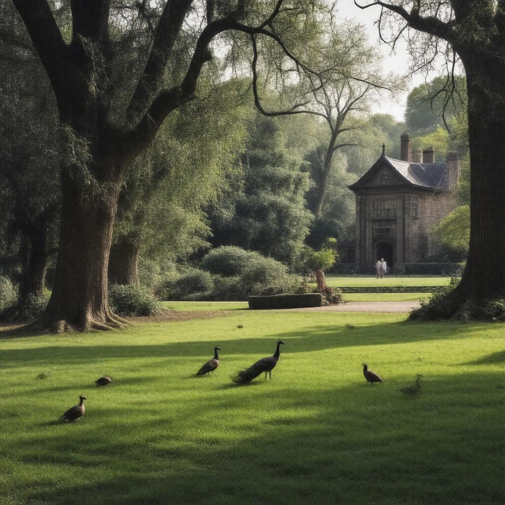 AI-created image of Holland Park