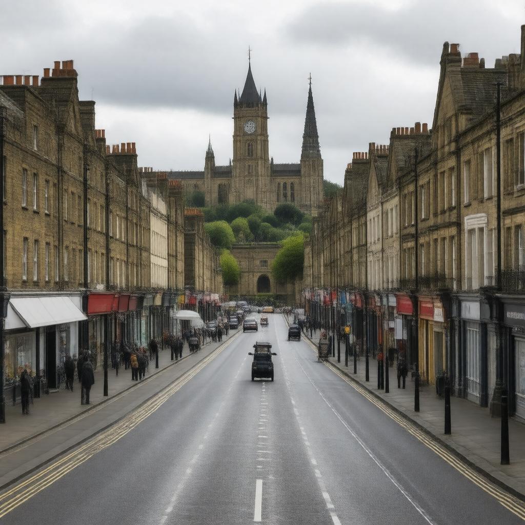 AI-created image of Holloway, Middlesex, England