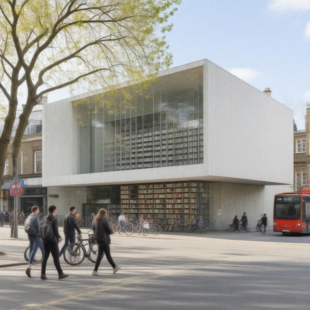 AI-created image of Holloway Road Library
