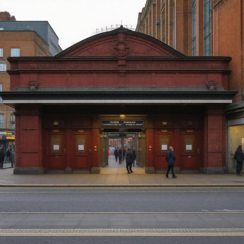 AI-created image of Holloway Road tube station