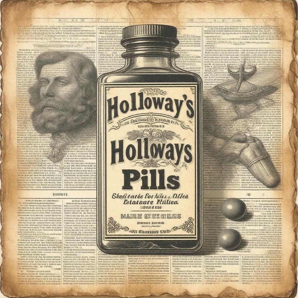 Click to view larger image AI-created image of Holloway's Pills