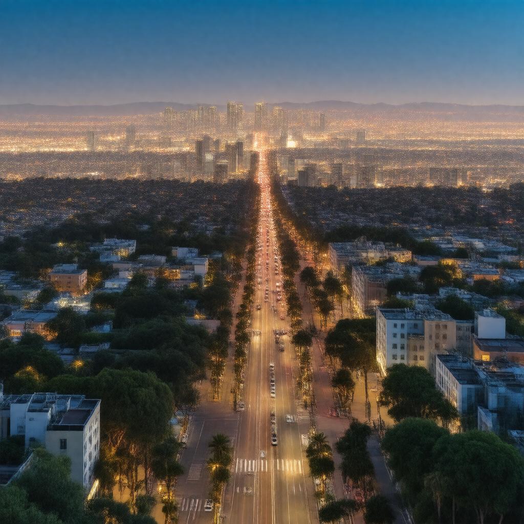 AI-created image of Hollywood