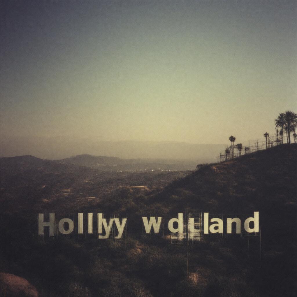 AI-created image of Hollywoodland
