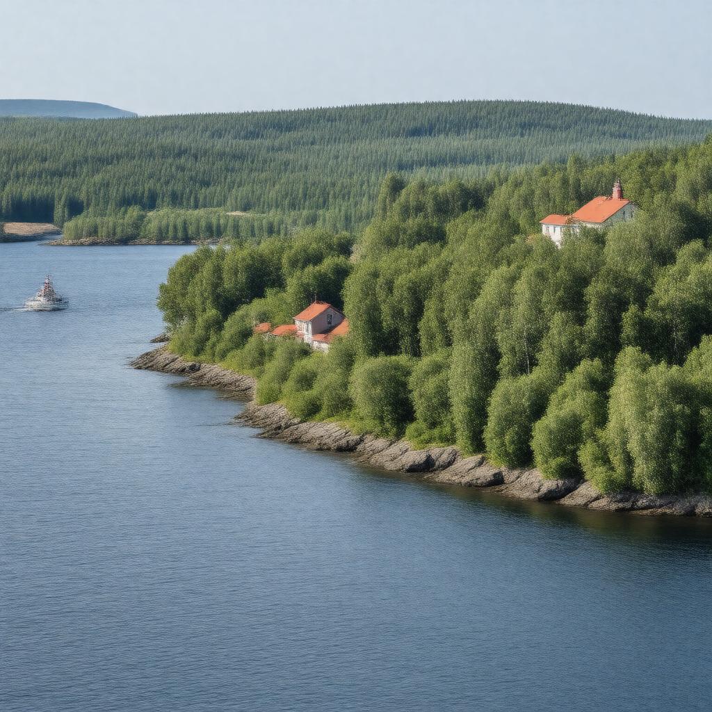 AI-created image of Holmöarna