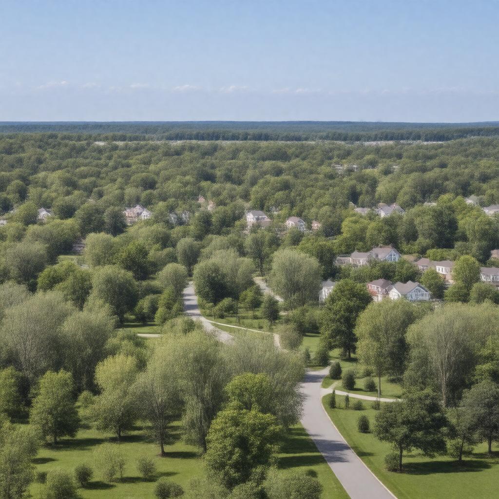 AI-created image of Holmdel, New Jersey