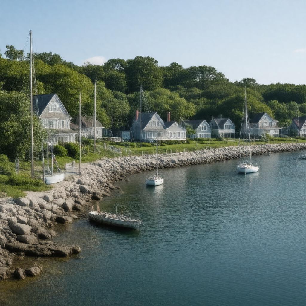 AI-created image of Holmes Hole