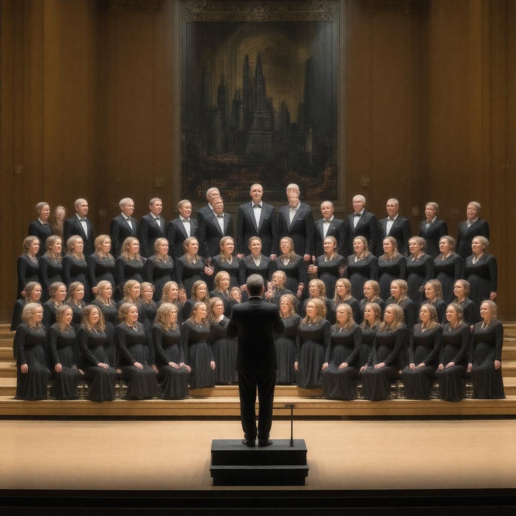 AI-created image of Holst Singers