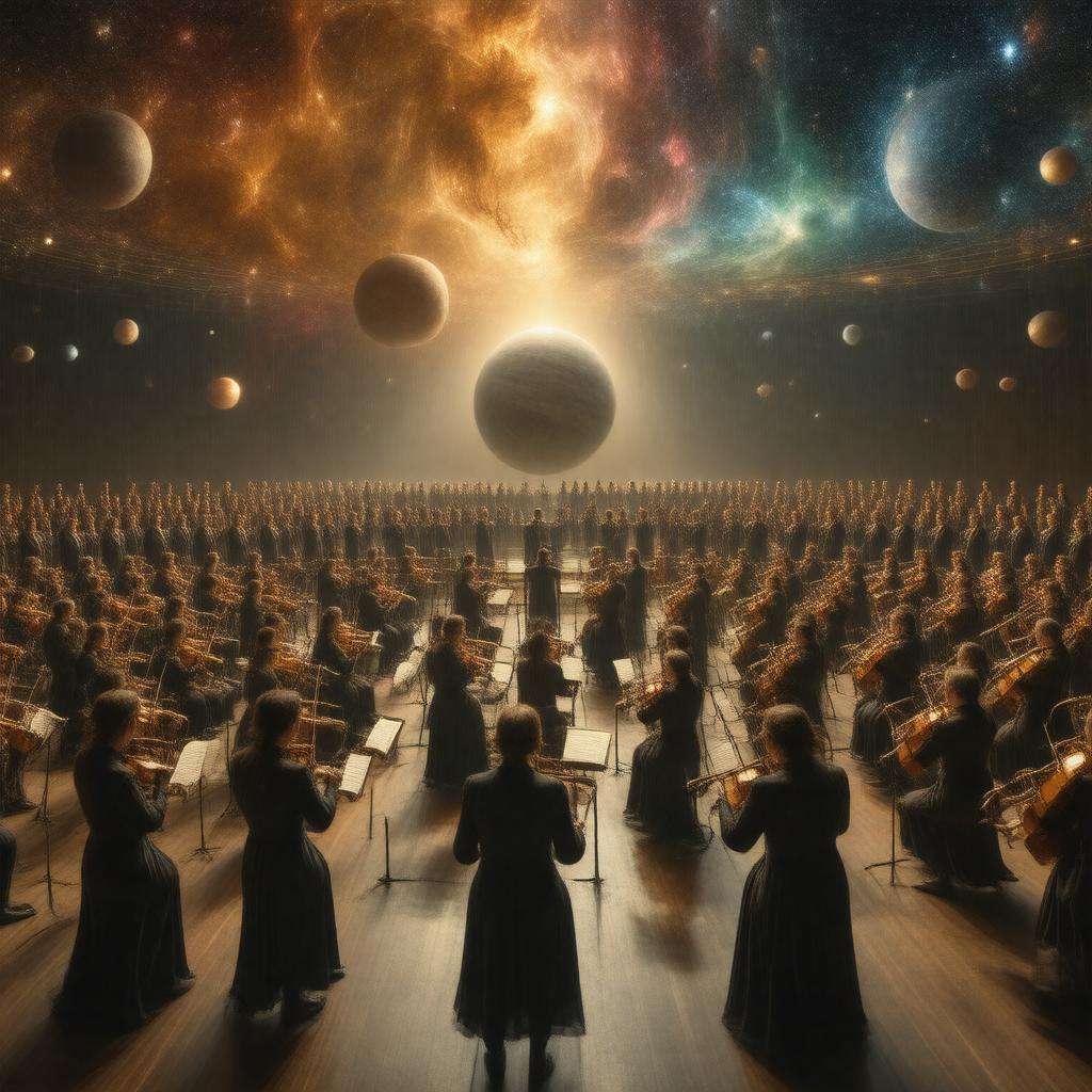 AI-created image of Holst's The Planets