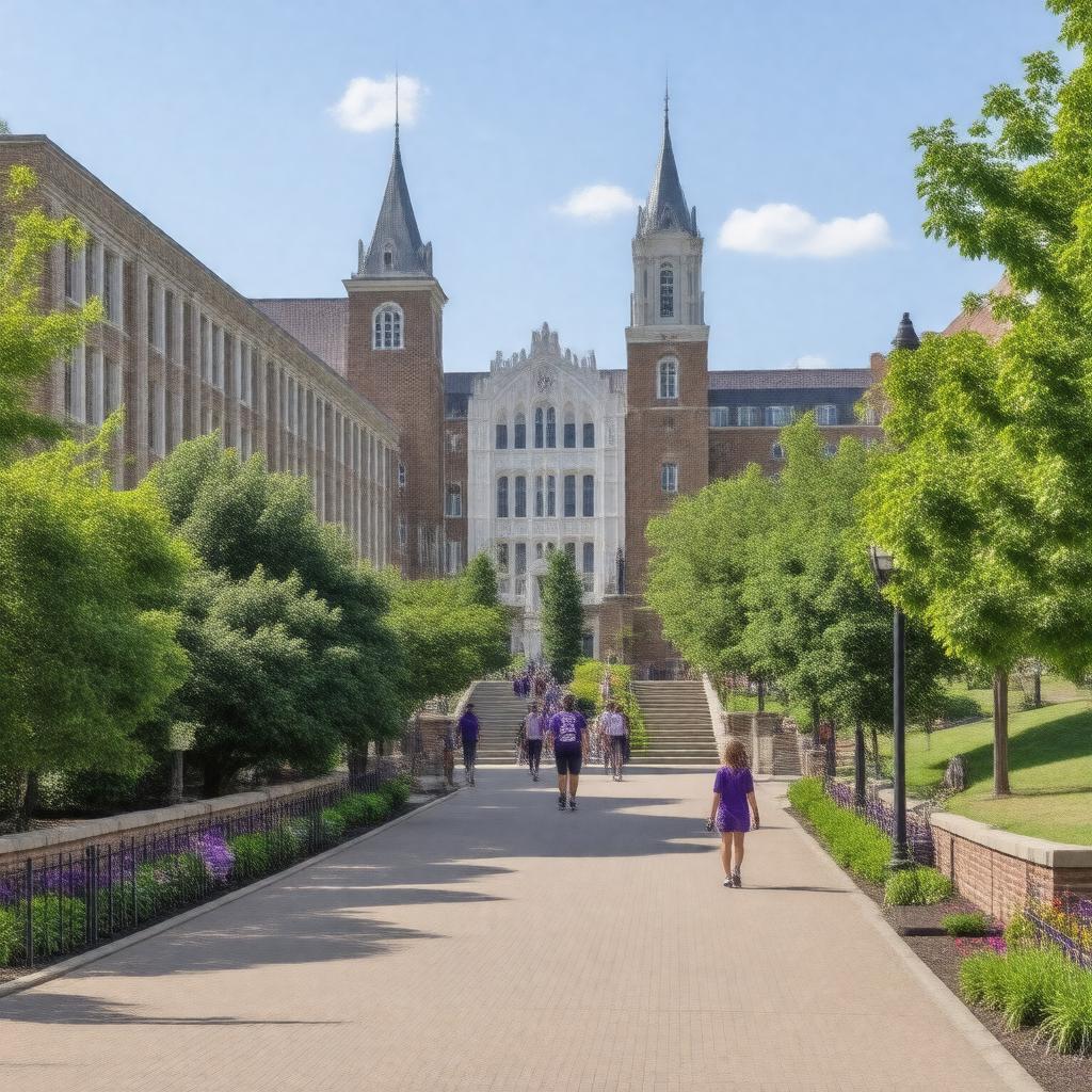 AI-created image of Holy Cross College