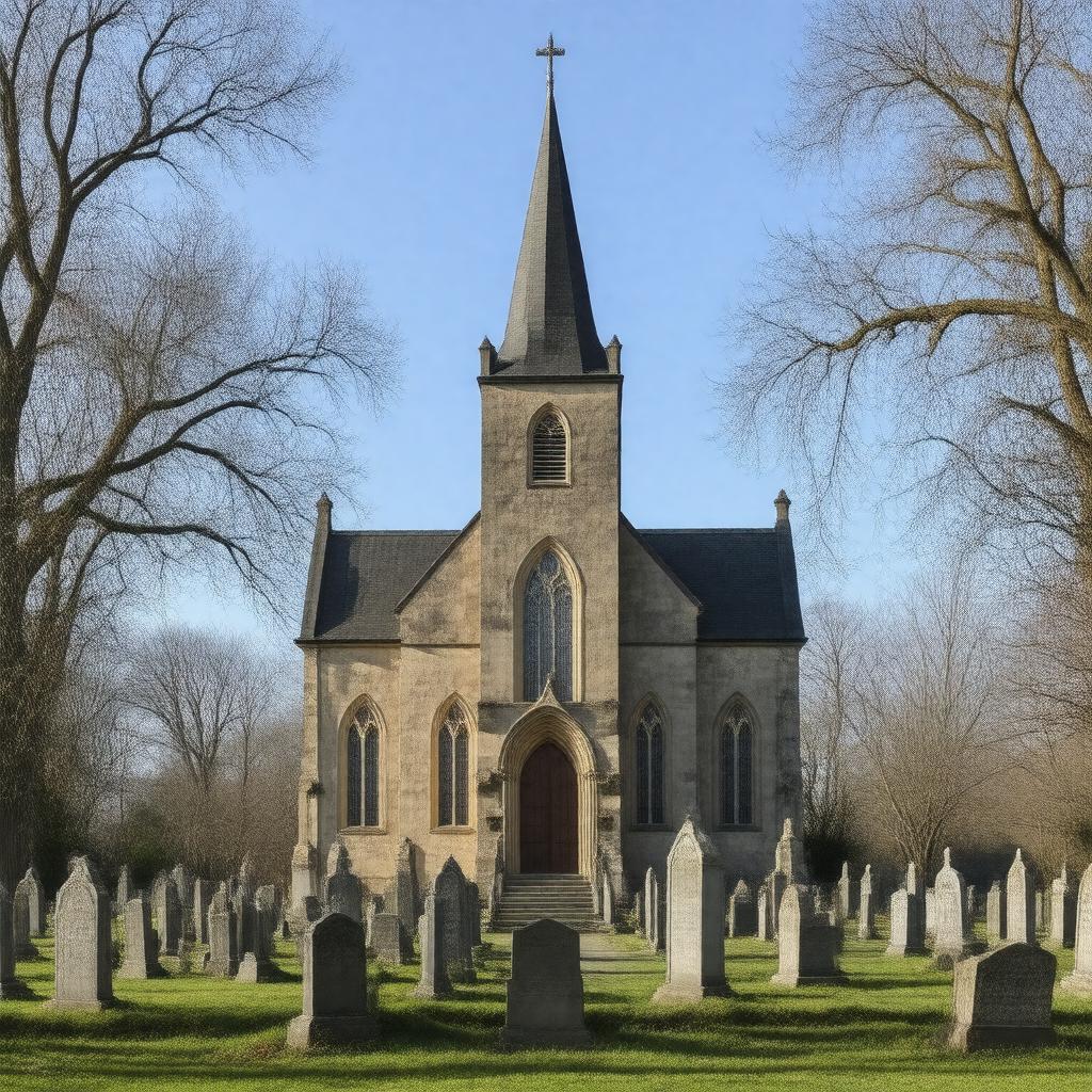 AI-created image of Holy Innocents Church