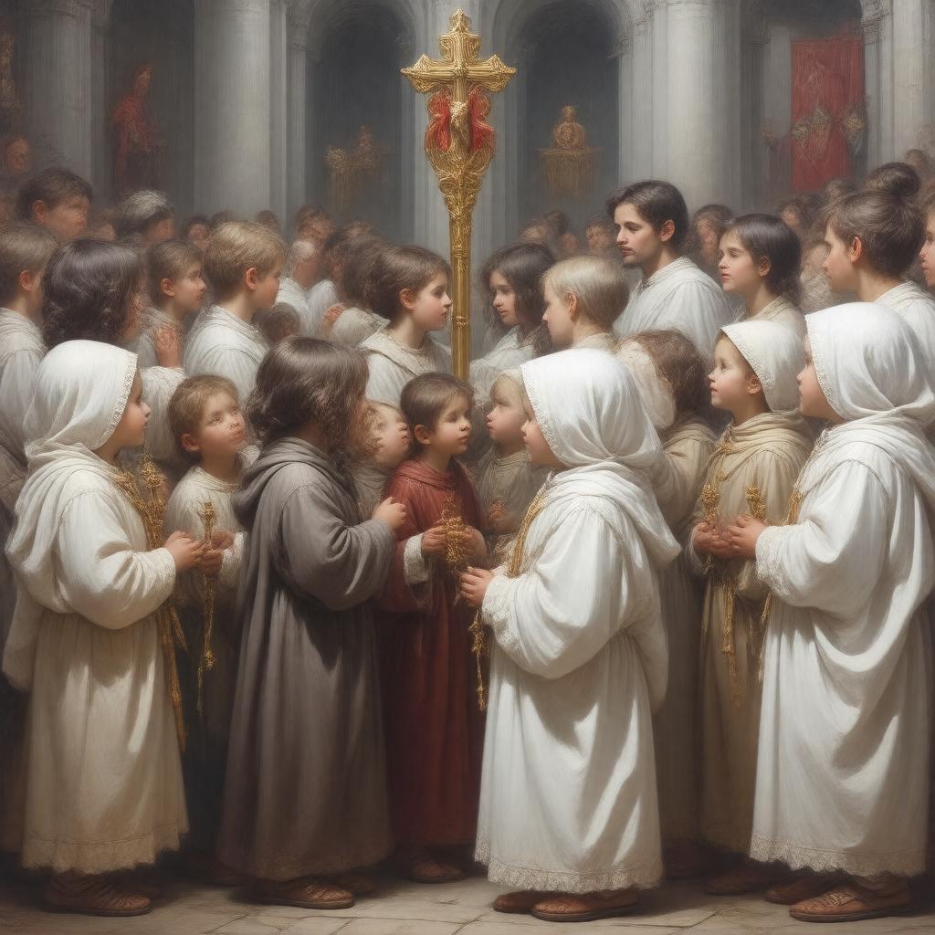 Click to view larger image AI-created image of Holy Innocents' Day