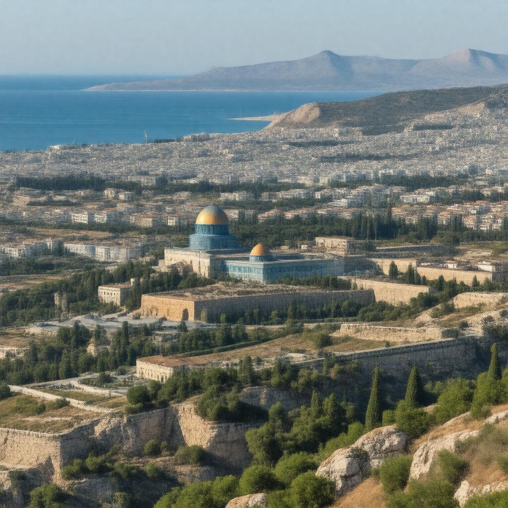 AI-created image of Holy Land