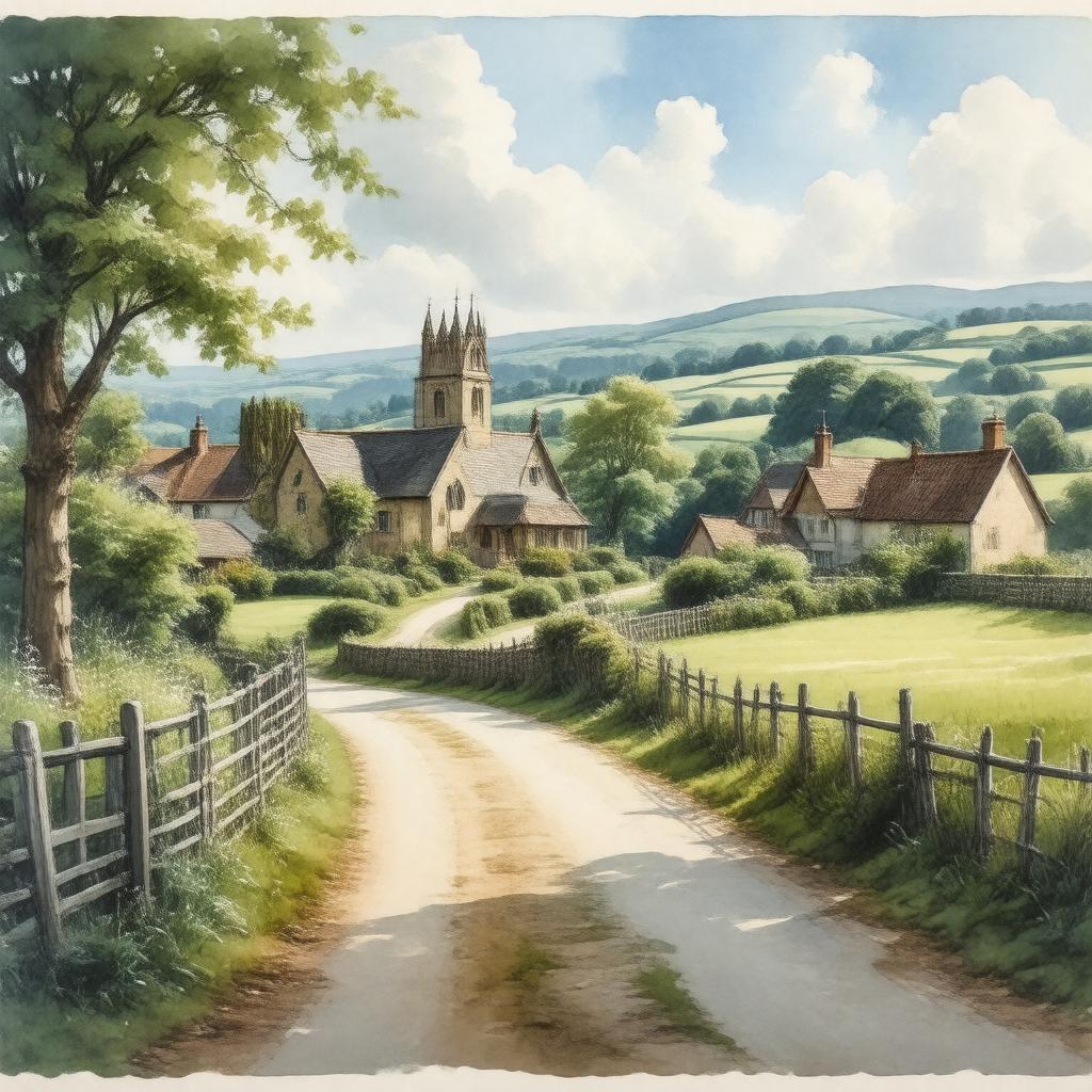 AI-created image of Holybourne, Hampshire, England