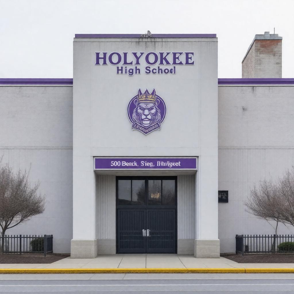 AI-created image of Holyoke High School