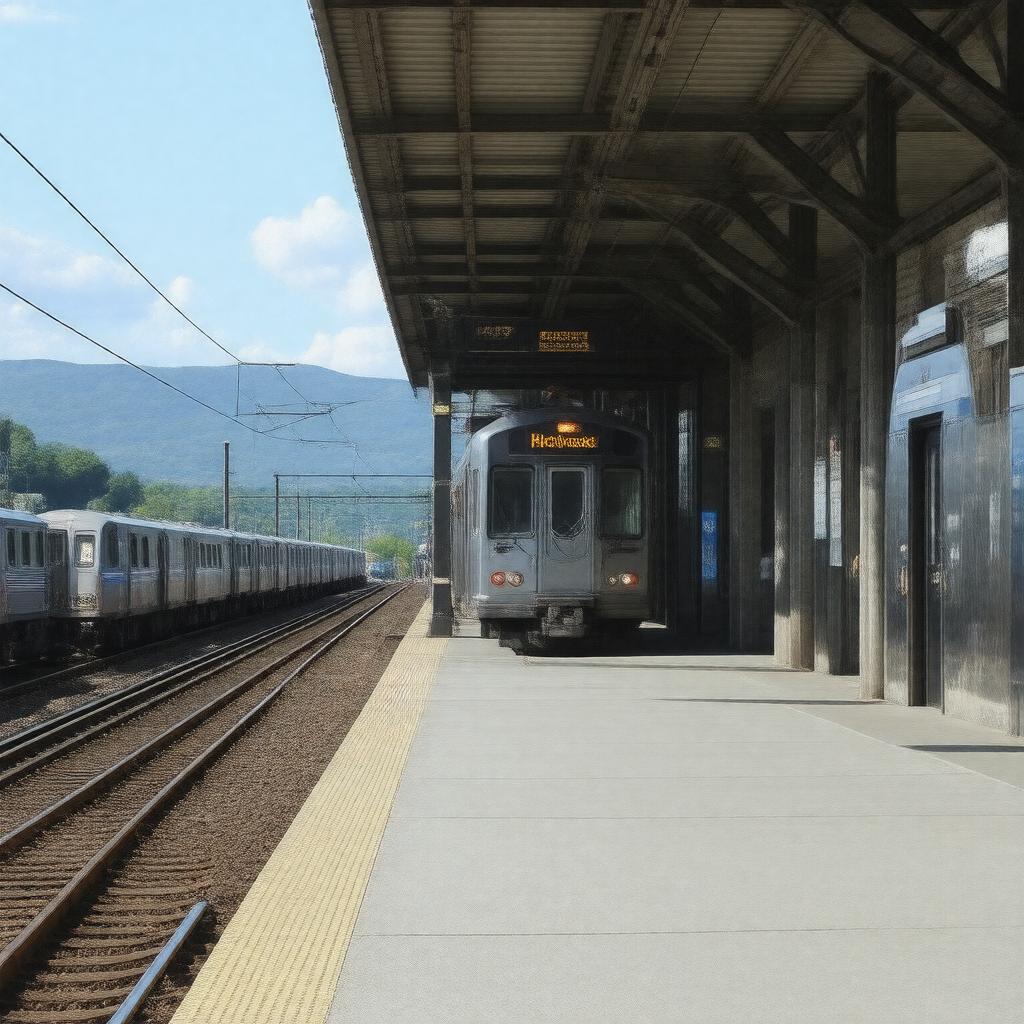 AI-created image of Holyoke station