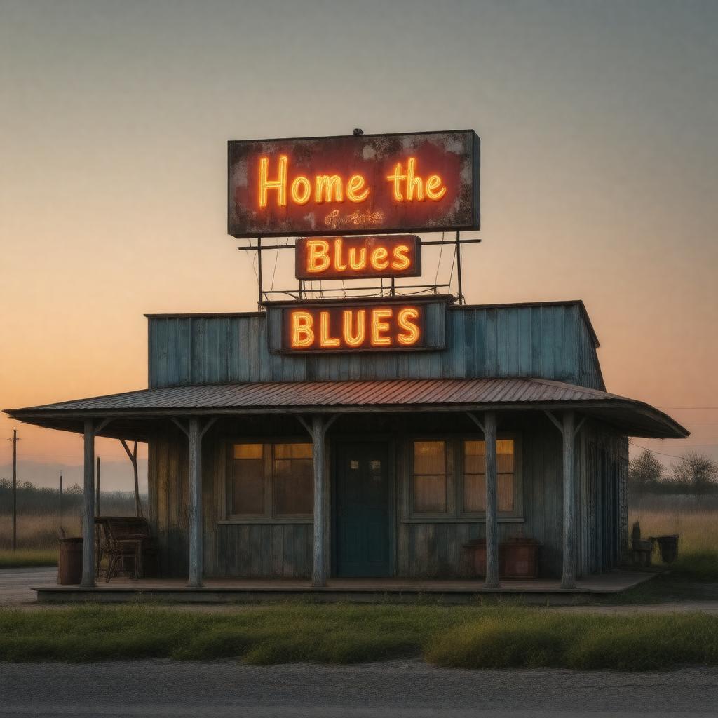 AI-created image of Home of the Blues
