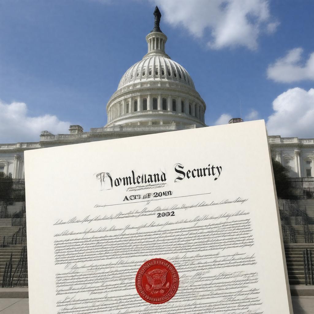 AI-created image of Homeland Security Act of 2002