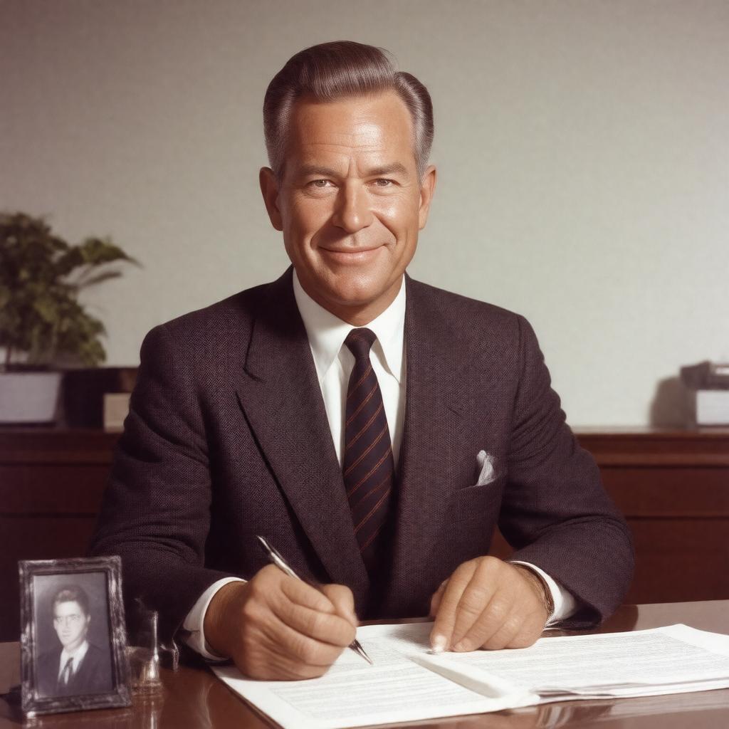 AI-created image of Homer George Gere