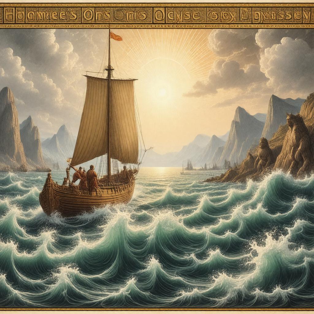 AI-created image of Homer's Odyssey