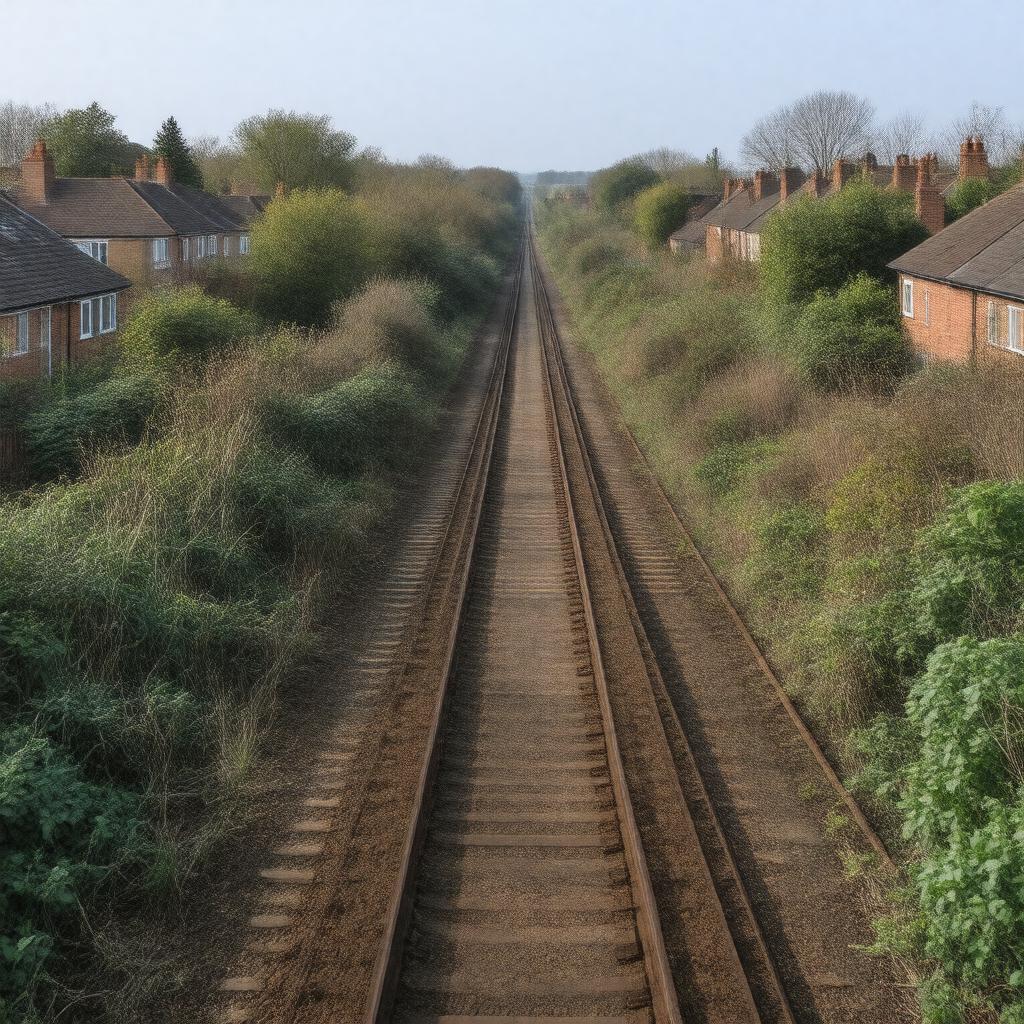 AI-created image of Homerton Sidings