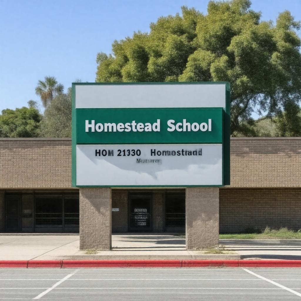 AI-created image of Homestead High School