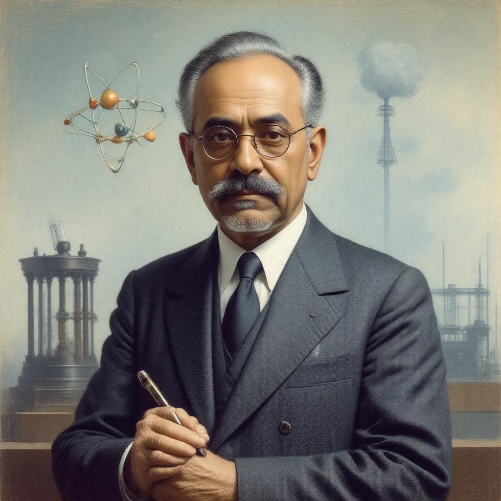 AI-created image of Homi J. Bhabha