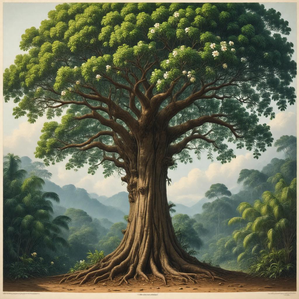 AI-created image of Honduran mahogany