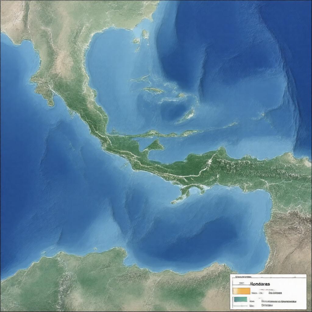 AI-created image of Honduras EEZ