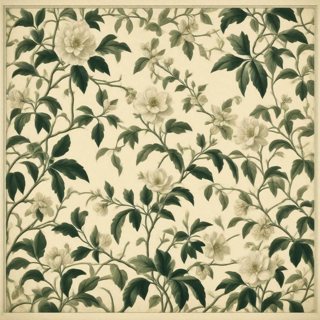 AI-created image of Honeysuckle wallpaper