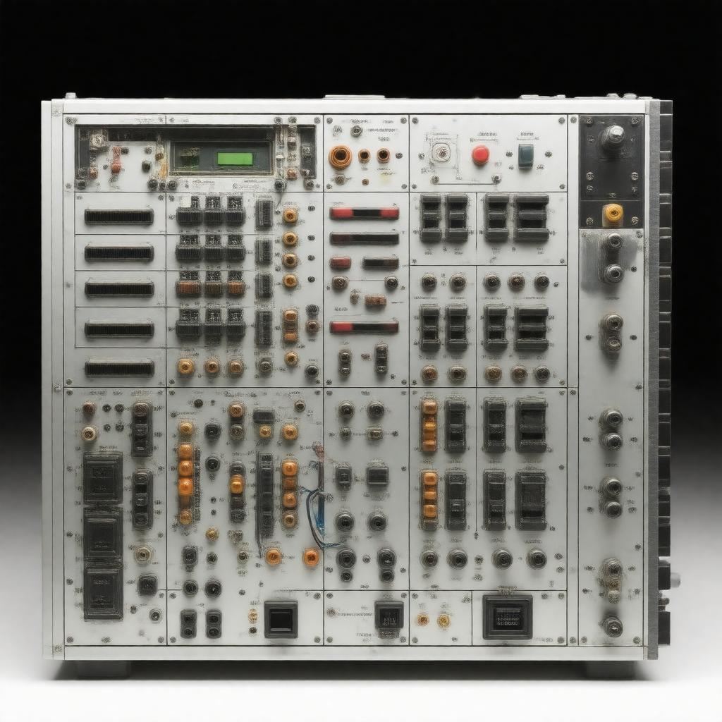 AI-created image of Honeywell DDP-516 minicomputer