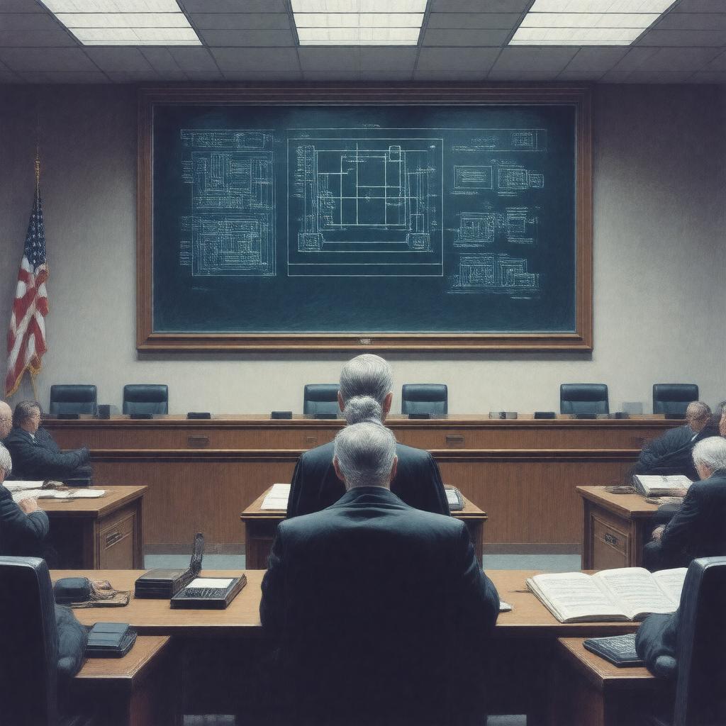 AI-created image of Honeywell v. Sperry Rand court case