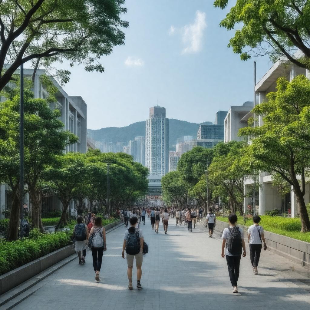 AI-created image of Hong Kong Campus