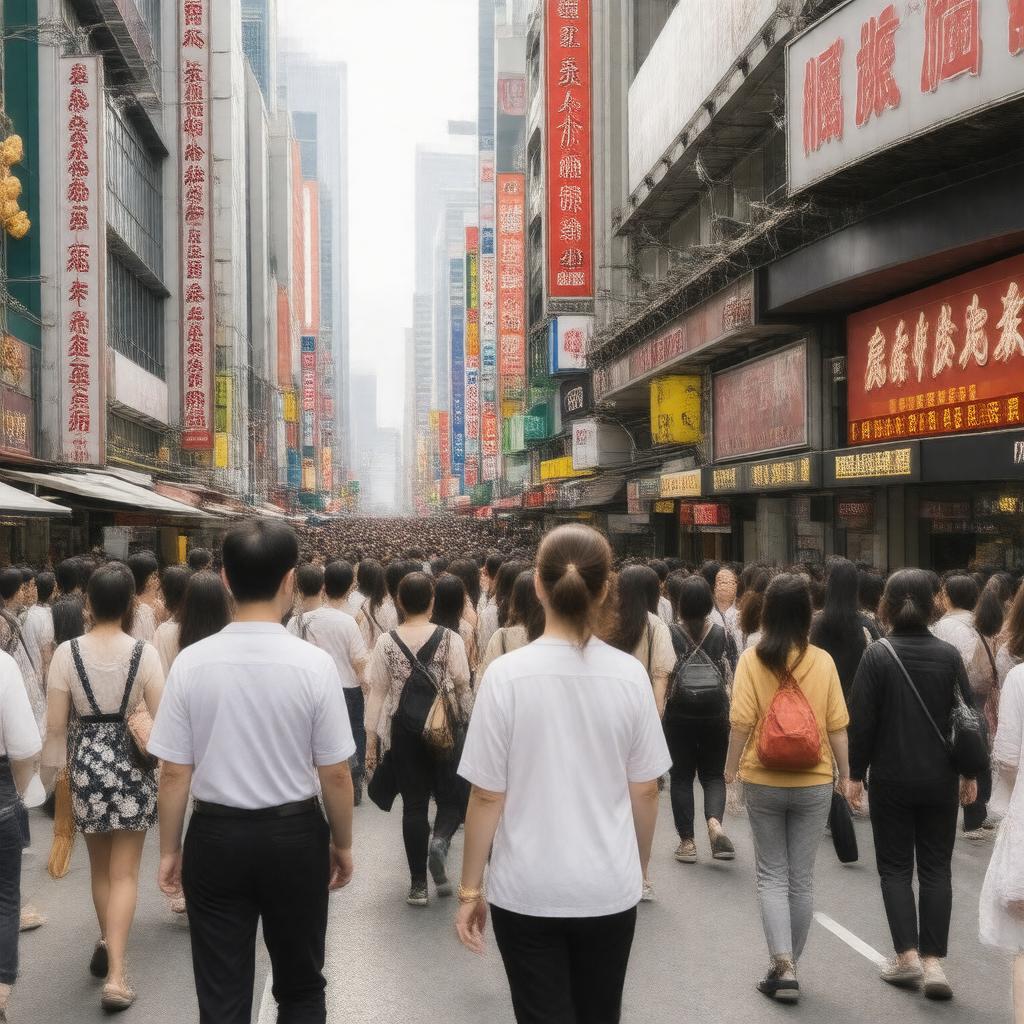 AI-created image of Hong Kong Cantonese