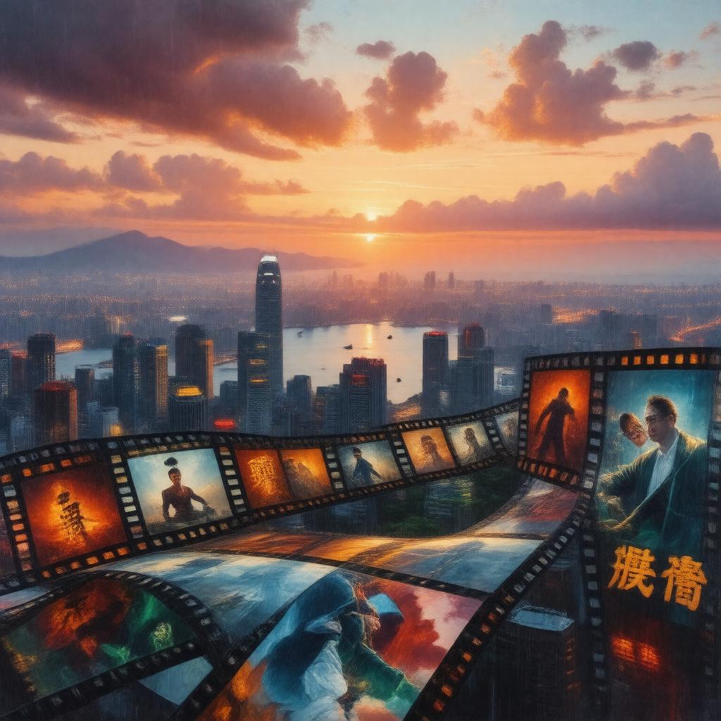 AI-created image of Hong Kong cinema