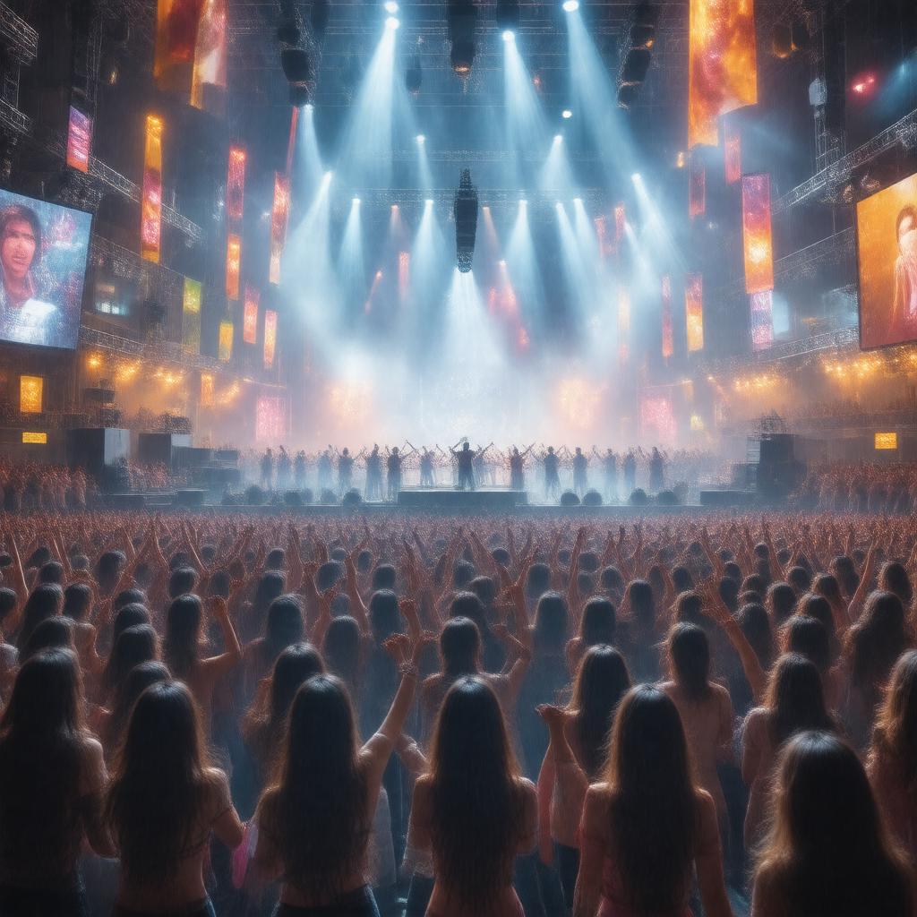 AI-created image of Hong Kong pop music