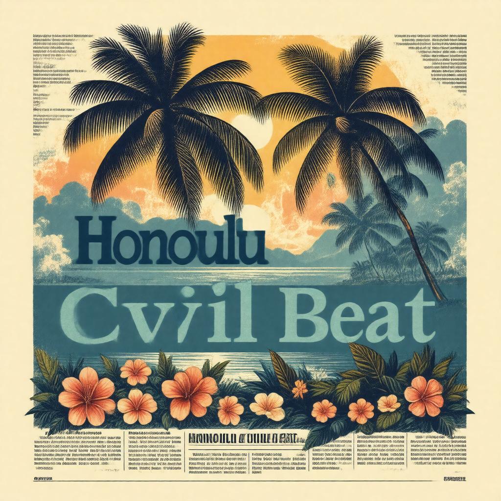AI-created image of Honolulu Civil Beat