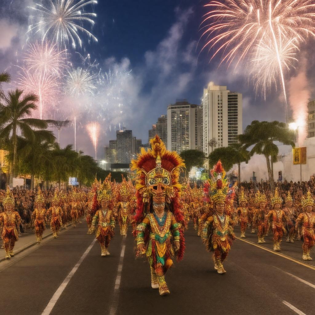 AI-created image of Honolulu Festival